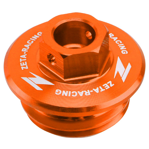 Zeta Orange Oil Filler Plug for GASGAS ES500 2024-2025