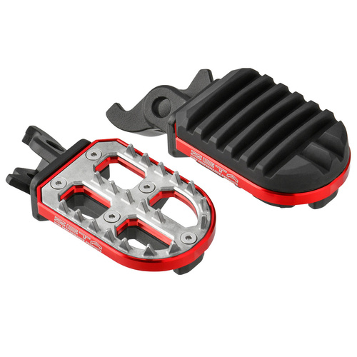 Zeta 60mm Red Adventure Footpeg for Honda CRF1100L AFRICA TWIN ADV SPORTS ES/DCT 2020-2024