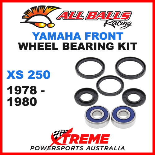 25-1311 Yamaha XS250 XS 250 1978-1980 Front Wheel Bearing Kit