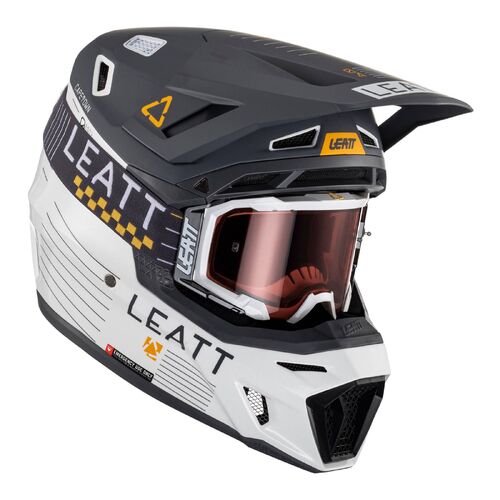 Leatt V23 8.5 Mettalic Moto Helmet Kit L