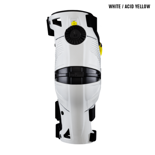 Mobius X8 Knee Brace White/Acid Yellow XS