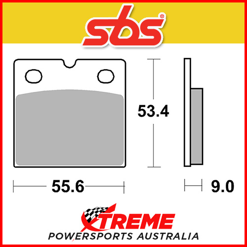 SBS Ceramic Rear Brake Pads for BMW K 75/75-S 84-90