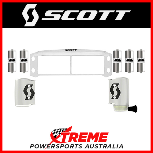 White Scott WFS Works Kit 5x Rolloff w/ Antistick Grid for Prospect/Fury Goggles
