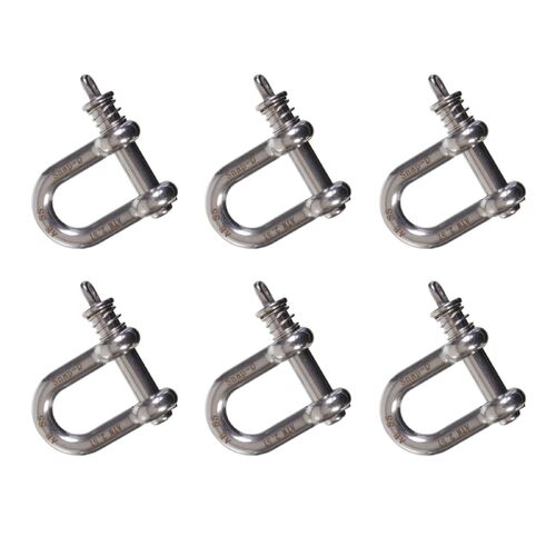 SNAP-D 12MM D SHACKLE - 6 PACK SPECIAL