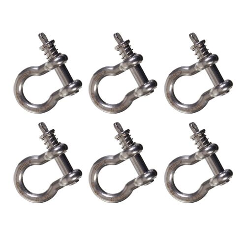 SNAP-D 13MM BOW SHACKLE - 6 PACK SPECIAL