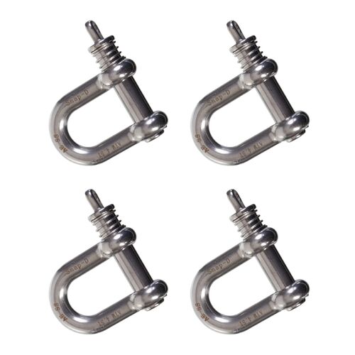 SNAP-D 17MM D SHACKLE - 4 PACK SPECIAL