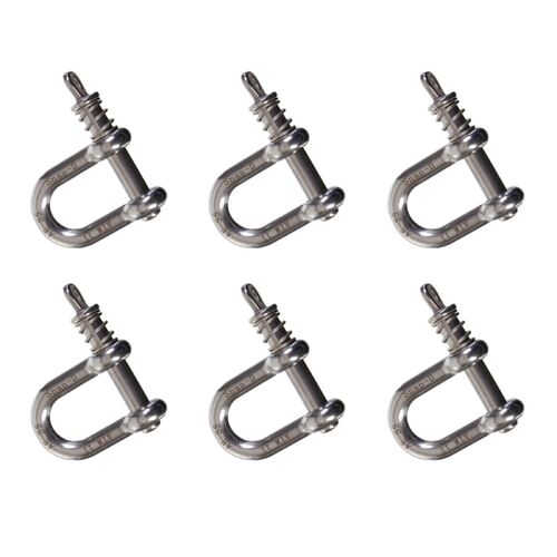 SNAP-D 8MM D SHACKLE - 6 PACK SPECIAL