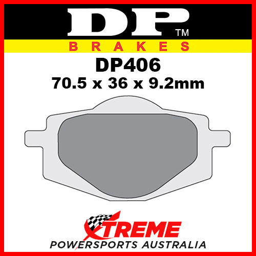 DP Brakes Yamaha DT200R 1989-1998 SDP Sport HH+ Copper Rear Brake Pad