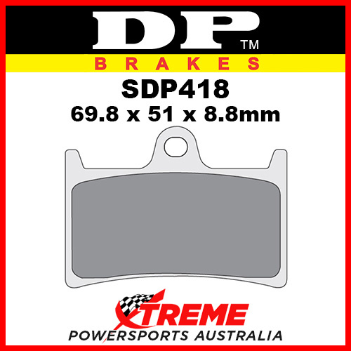 DP Brakes Yamaha FZ6 S2 2007-2009 SDP Sport HH+ Copper Front Brake Pad