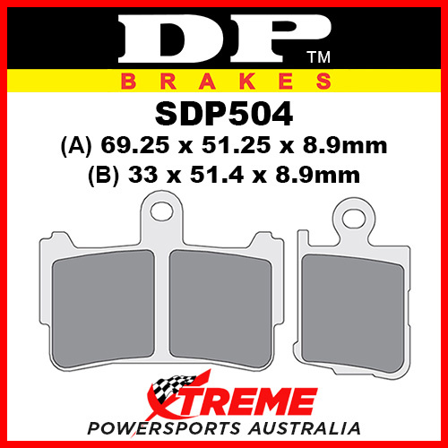Honda VFR 1200 10-14 DP Brakes SDP Sport HH+ Copper Front Brake Pad