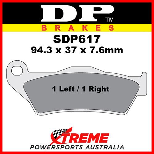 DP Brakes Husqvarna TE 610 E 95-00,02-03 SDP Pro-MX Copper Front Brake Pad