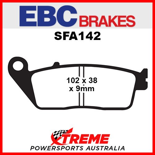 Kymco Downtown 300i 10-15 EBC Organic Front Brake Pad SFA142