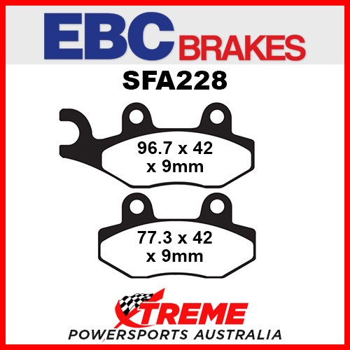 Kymco Agility RS 125 10-15 EBC HH Sintered Front Brake Pad SFA228HH