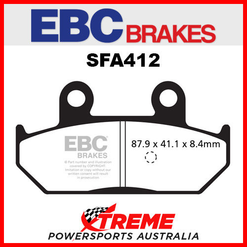 For Suzuki AN 250 Skywave S 07-08 EBC Organic Rear Brake Pad SFA412