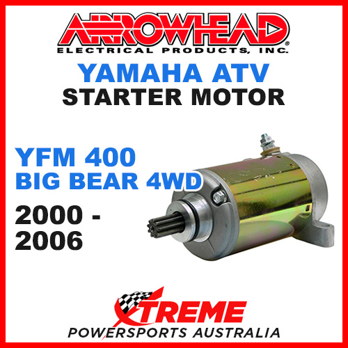 Arrowhead Yamaha YFM400 Big Bear 4WD 2000-2006 Starter Motor ATV SMU0066