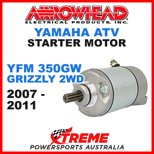 Arrowhead Yamaha YFM350FGW Grizzly 4WD 2007-2012 Starter Motor ATV SMU0269