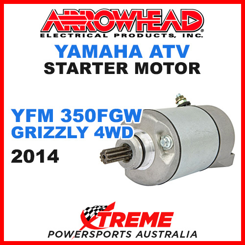 Arrowhead Yamaha YFM350FGW Grizzly 4WD 2014 Starter Motor ATV SMU0269
