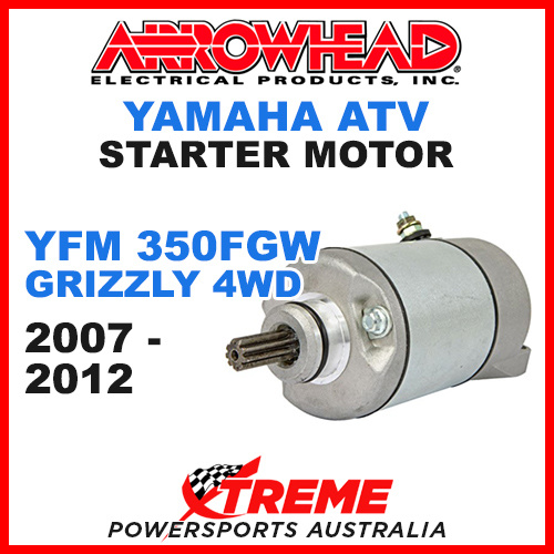 Arrowhead Yamaha YFM350GW Grizzly 2WD 2007-2011 Starter Motor ATV SMU0269