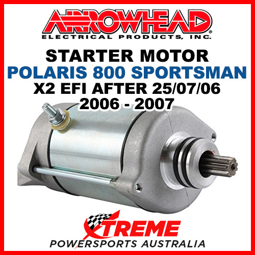 Arrowhead Polaris 800 Sportsman X2 EFI 2006-2007, After 25-07-06 Starter Motor SMU0271