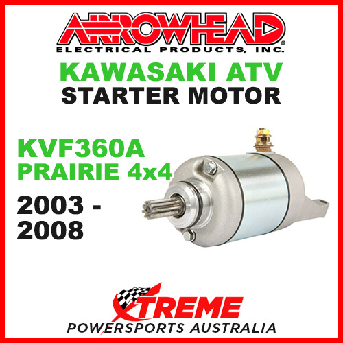Arrowhead Kawasaki KVF360A Prairie 4X4 03-08 Starter Motor Sportsbike SMU0278
