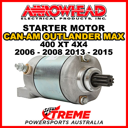 Arrowhead Can-Am Outlander MAX 400 XT 4x4 2006-2008, 2013-2015 Starter Motor SMU0287