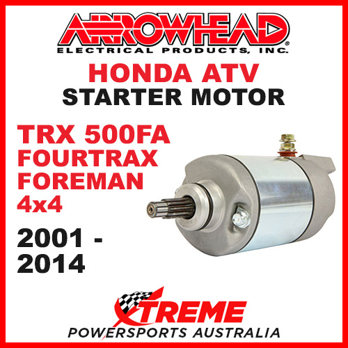 Arrowhead Honda TRX500FA Fourtrax Foreman 4x4 2001-2014 Starter Motor SMU0314