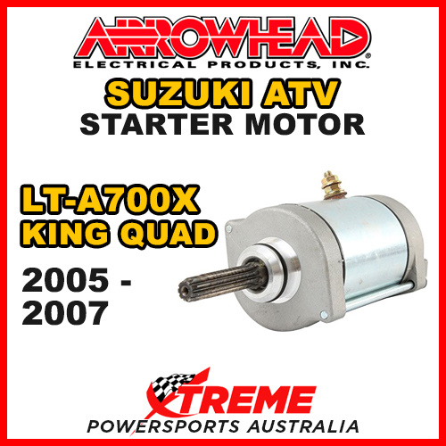 Arrowhead For Suzuki LT-A700X LTA700X King Quad 2005-2007 Starter Motor ATV SMU0397