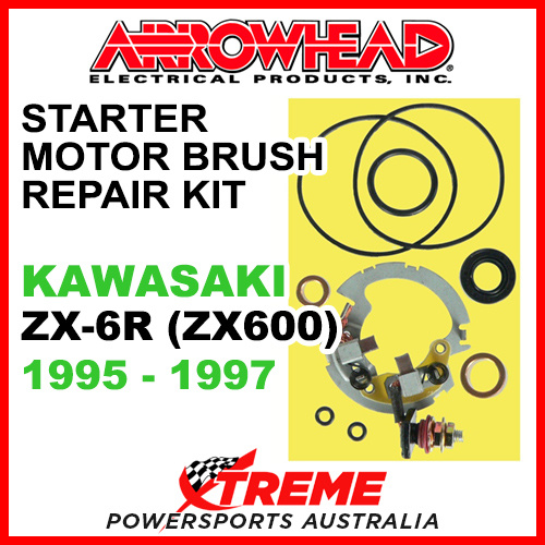 Arrowhead Kawasaki ZX-6R ZX600 1995-1997 Starter Motor Brush Repair SMU9103