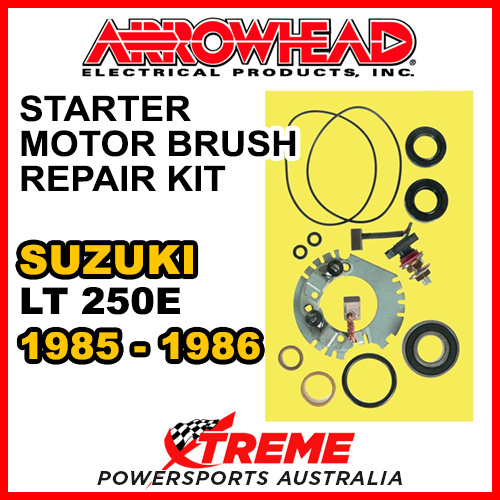 Arrowhead For Suzuki LT250E LT-250E 1985-1986 Starter Motor Brush Repair SMU9104