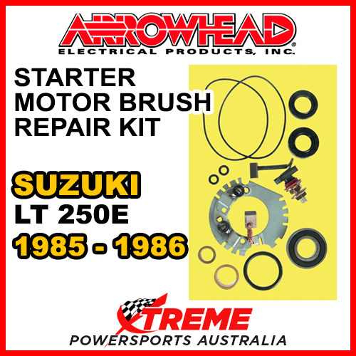 Arrowhead For Suzuki LT250E LT-250E 1985-1986 Starter Motor Brush Repair SMU9104