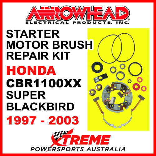 Arrowhead Honda CBR1100XX Super Blackbird 1997-2003 Starter Motor Brush Repair 