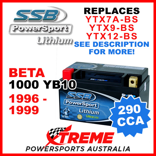 SSB 4-LFP14H-BS Beta 1000 YB10 1996-1999 Lithium Battery