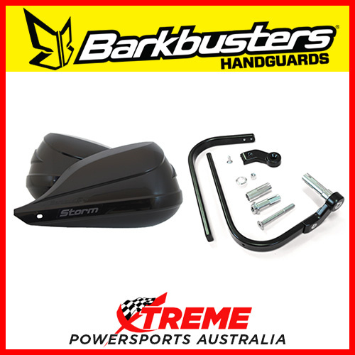Barkbusters STORM Handguard Single Point Bar End Mount Hollow Black STM-005-01-BK