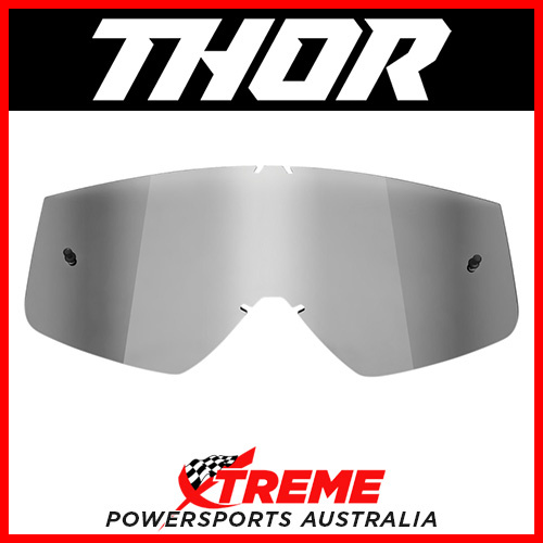 Thor Silver Mirrored Chrome Adult Goggles Replacement Lens Sniper Conquer Combat