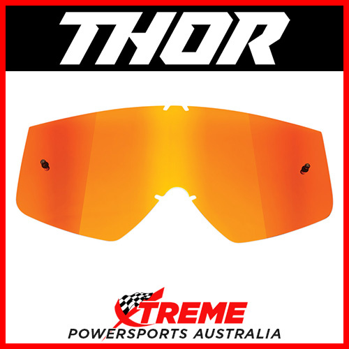 Thor Iridium Orange Chrome Adult Goggles Replacement Lens Sniper Conquer Combat
