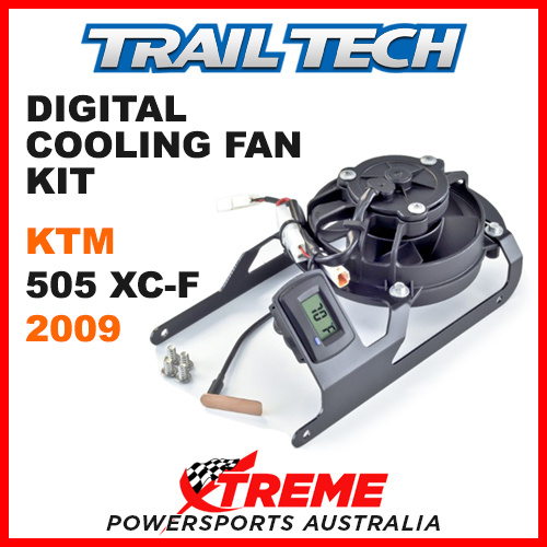 732-FN1 KTM 505XC-F 505 XC-F 2009 Trail Tech Digital Cooling Fan Kit