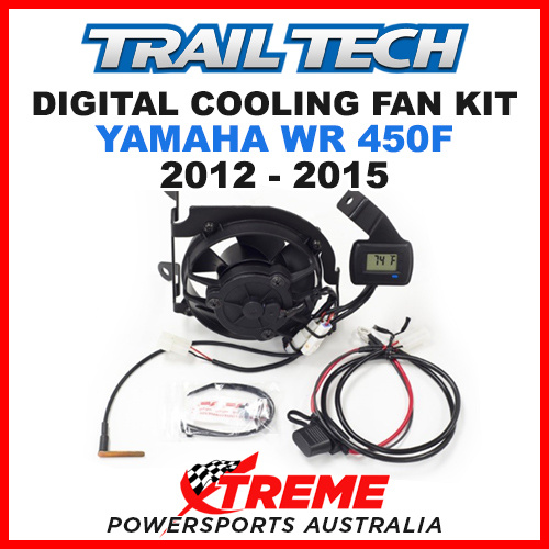 732-FN11 Yamaha WR450F WR 450F 2012-2015 Trail Tech Digital Cooling Fan Kit