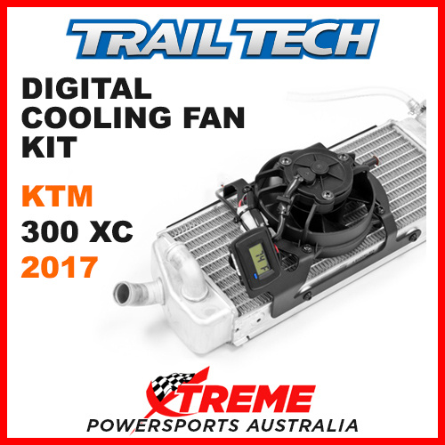 732-FN3 KTM 300XC 300 XC 2017 Trail Tech Digital Cooling Fan Kit