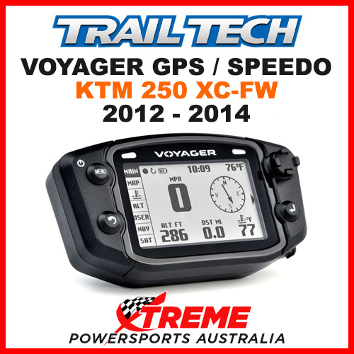 Trail Tech 912-102 KTM 250XC-FW 250 XC-FW 2012-2014 Voyager Computer GPS Kit