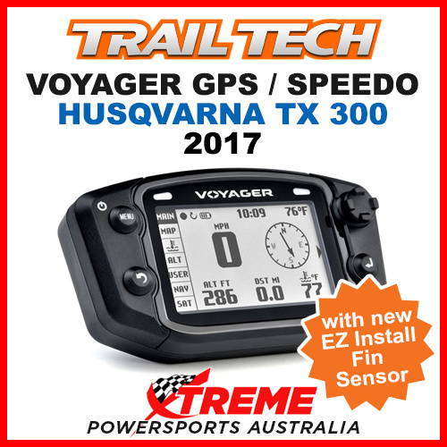 Trail Tech 912-107 Husqvarna TX300 2017 Voyager GPS Computer Kit W/ Fin Sensor