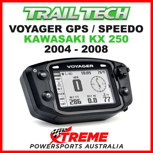 Trail Tech 912-300 Kawasaki KX250 KX 250 2004-2008 Voyager Computer GPS Kit
