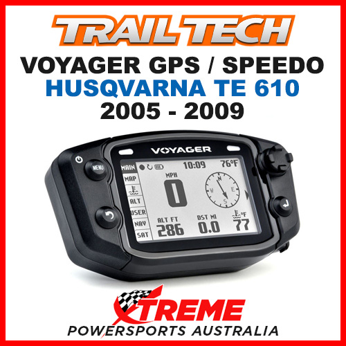 Trail Tech 912-700 Husqvarna TE610 2005-09 Voyager GPS Computer Kit W/Fin Sensor