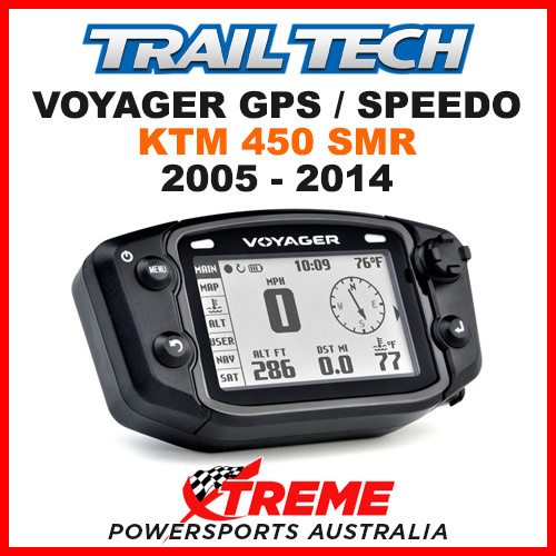 Trail Tech 912-700 KTM 450 SMR 2005-2014 Voyager GPS Computer Kit W/ Fin Sensor