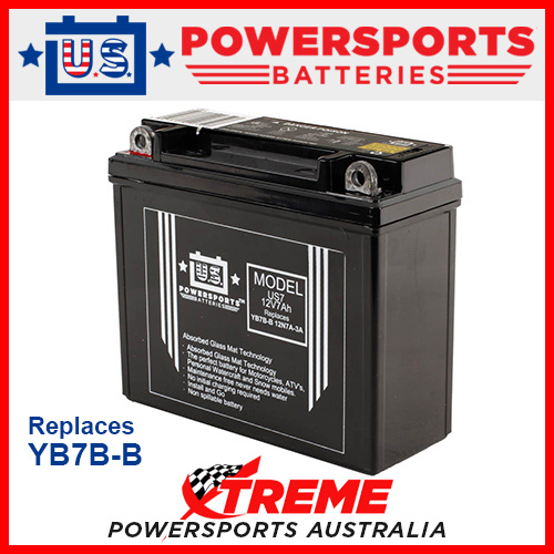 USPS AGM 12V Battery for Honda TT225R TTR225 1999-2005 YB7B-B