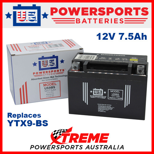 AGM 12V 7.5AH Battery for For Suzuki GSX1250FA 2010-2016 YTX9-BS