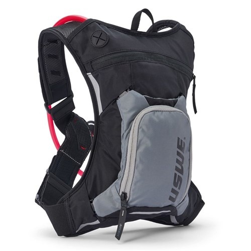 USWE Raw 3L Dirt Biking Hydration Pack Blk/Gry (Moto Hydro)