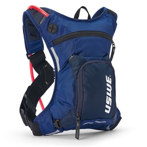 USWE Raw 3L Dirt Biking Hydration Pack Factory Blu (Moto Hydro)