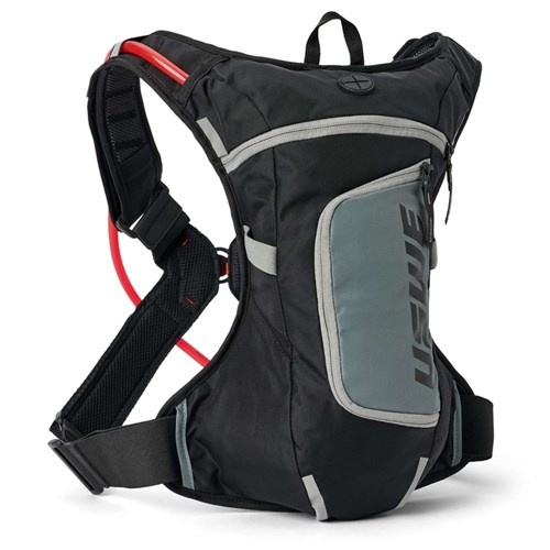 USWE Raw 4L Adventure Fit Dirt Biking Hydration Pack Blk