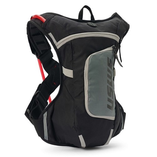 USWE Raw 4L Dirt Biking Hydration Pack Blk/Gry (Moto Hydro)