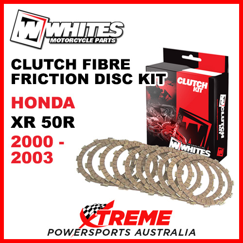 Whites Honda XR50R XR 50R 2000-2003 Clutch Fibre Plate Friction Disc Kit